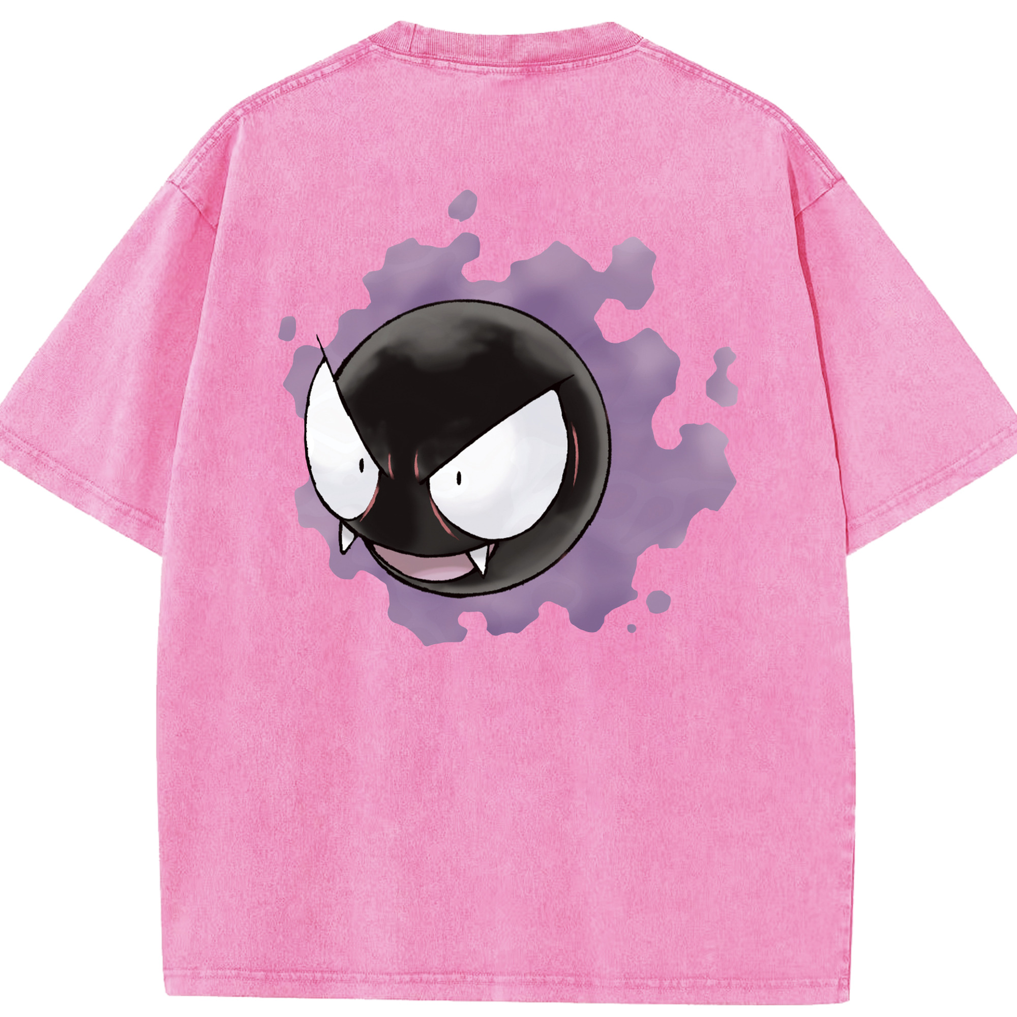 （画像用） ポケットモンスター Pokémon 綿100% ヴィンテージ風 半袖Tシャツ（背面プリント）